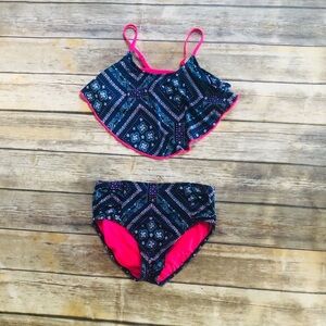 Justice gorgeous 2 piece bathing suit!